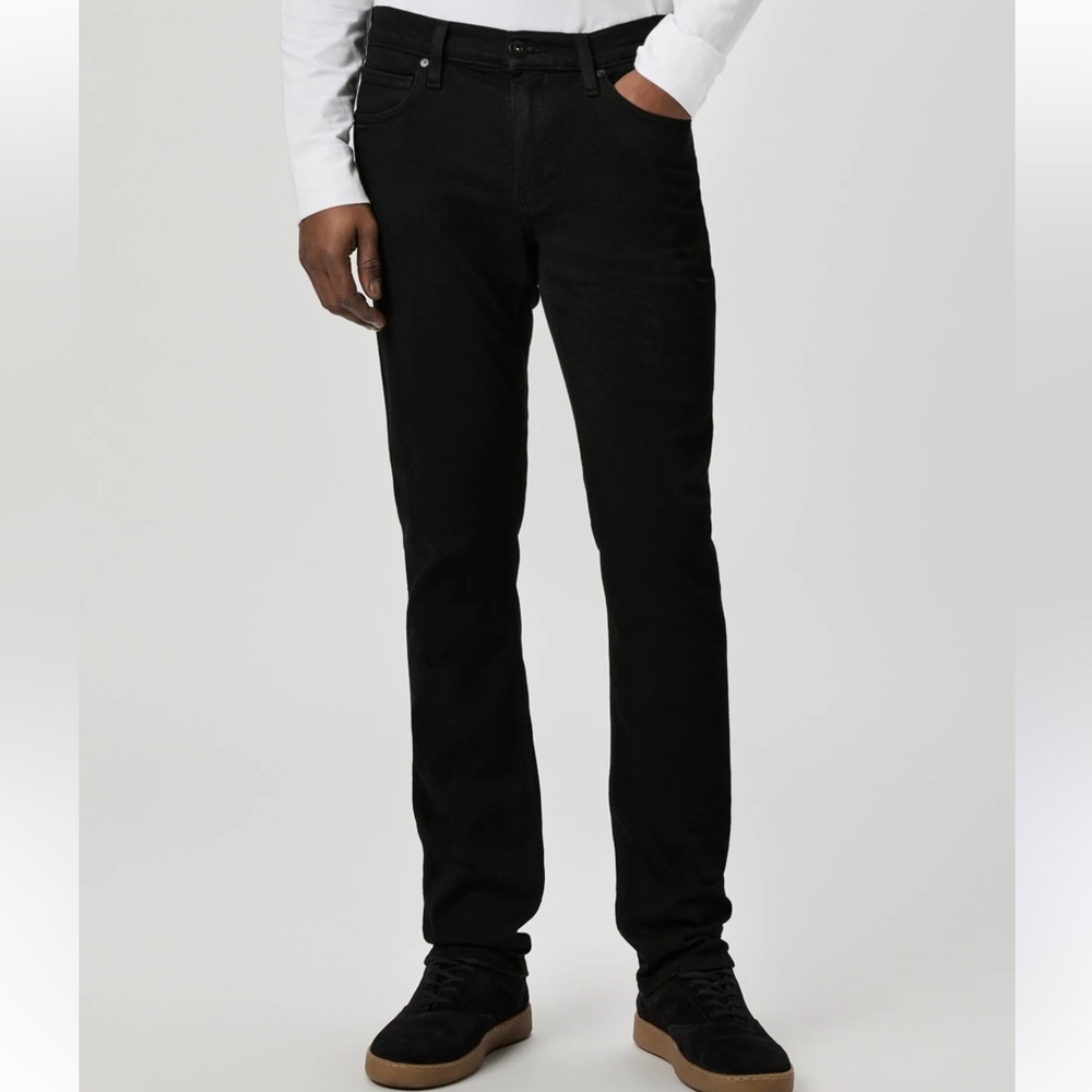 PAIGE Lennox Men's Skinny Jeans - Jet Black